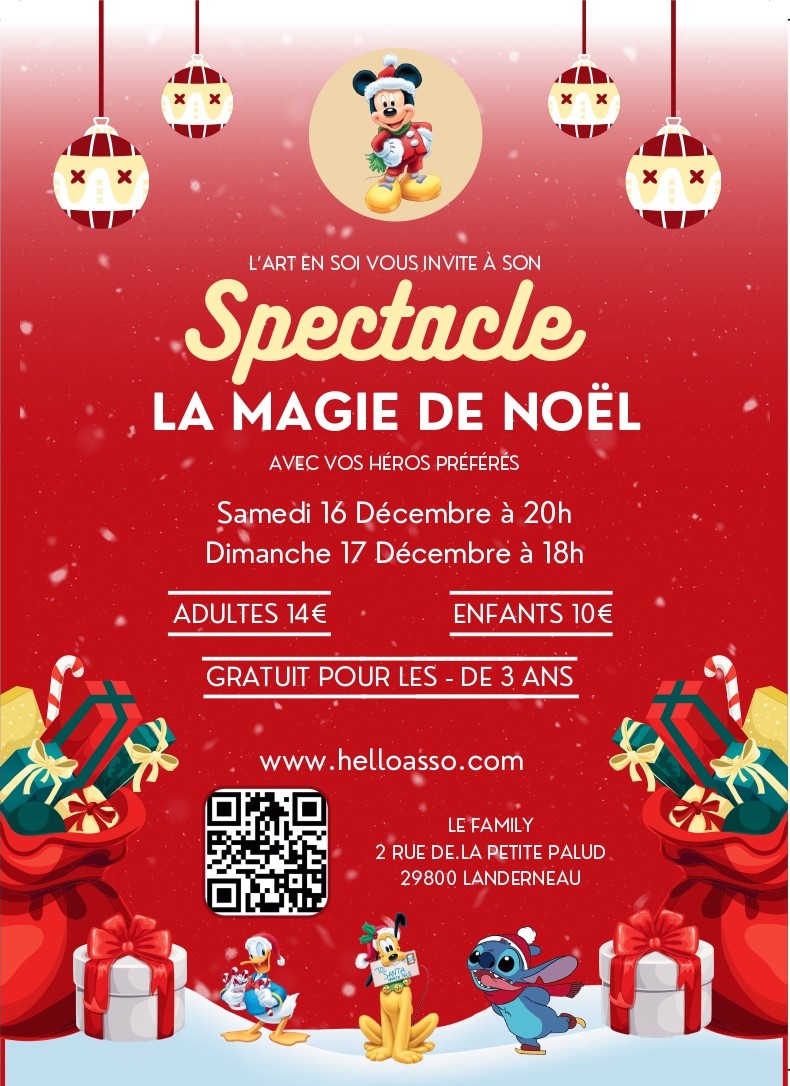 Spectacle : La Magie de Noël - Récréatiloups Finistère !